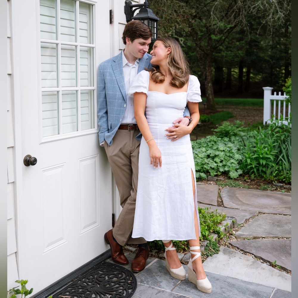 Reformation | Dresses | Reformation Denver Linen Dress In White | Poshmark